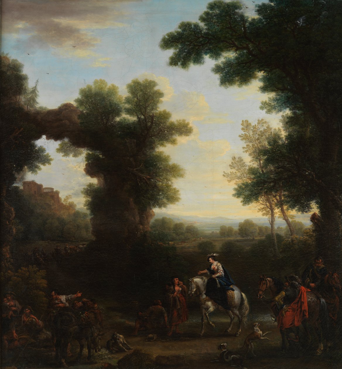 Klasická krajina s Cikány, 1748. od John Wootton