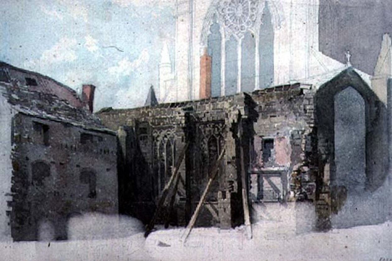 Architektonický náčrt od John Wykeham Archer