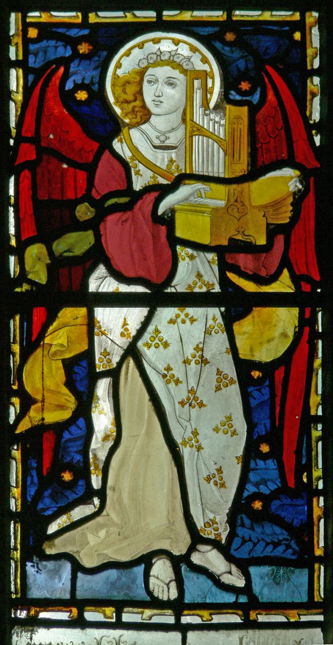 Hudební anděl, 1870 od John and Grylls Burlison