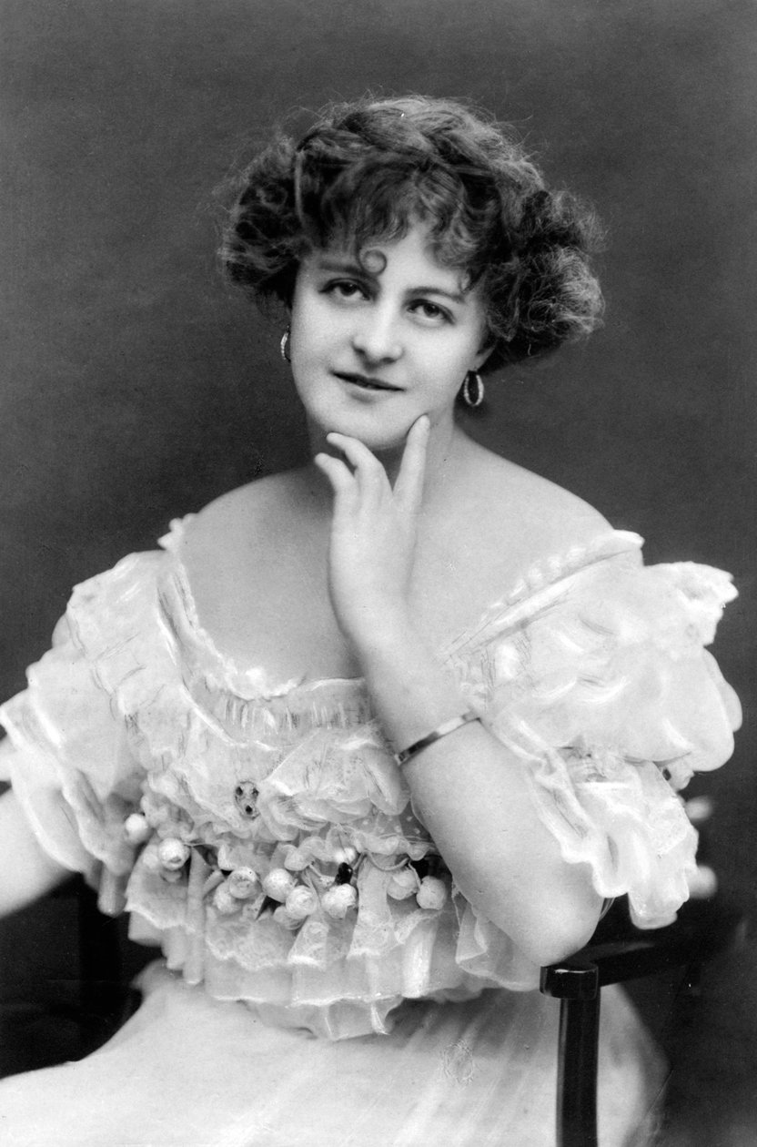 Marie Studholme 1875-1930, anglická herečka, 1900. od Johnston and Hoffmann