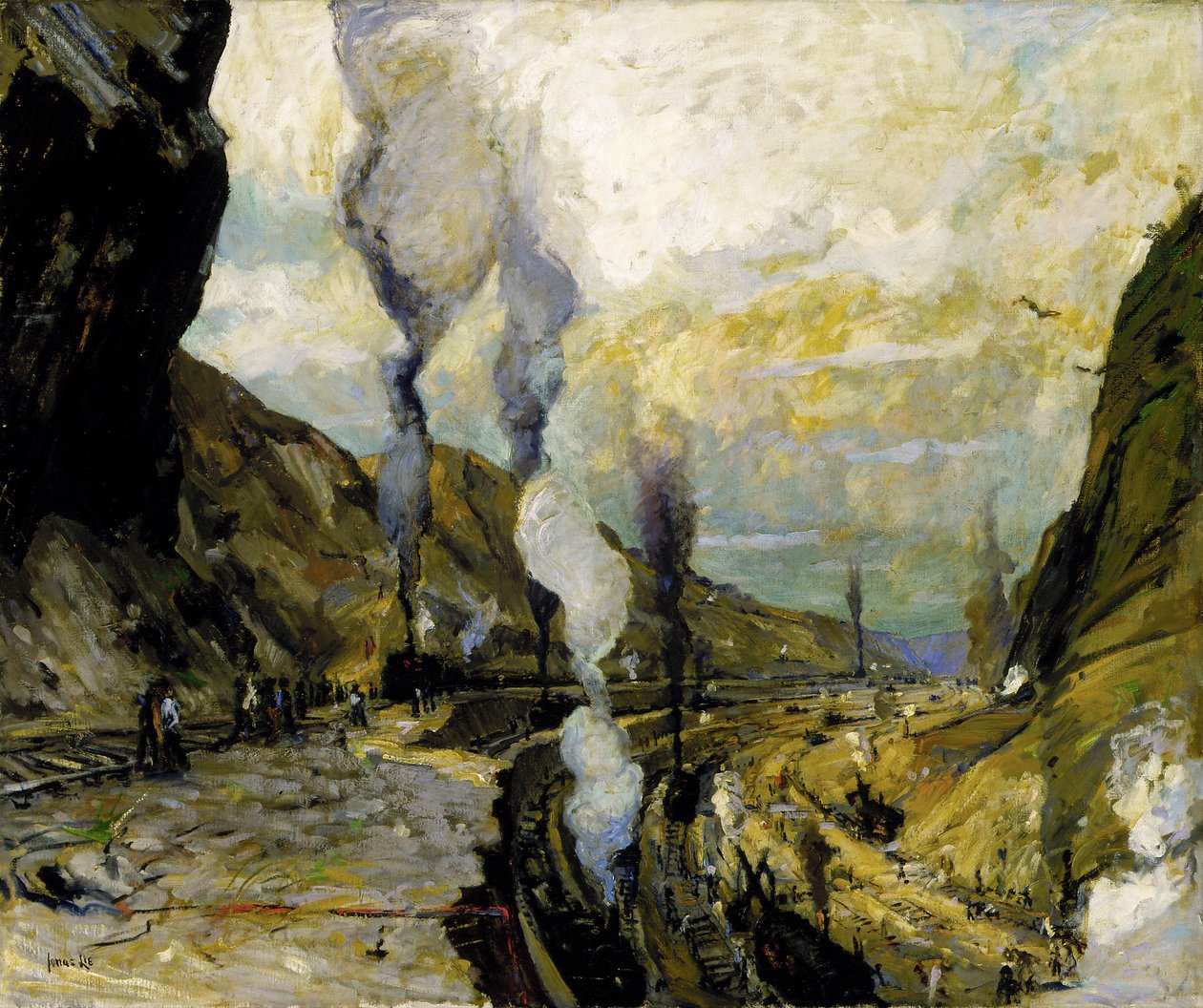 Culebra Cut, 1913 od Jonas Lie
