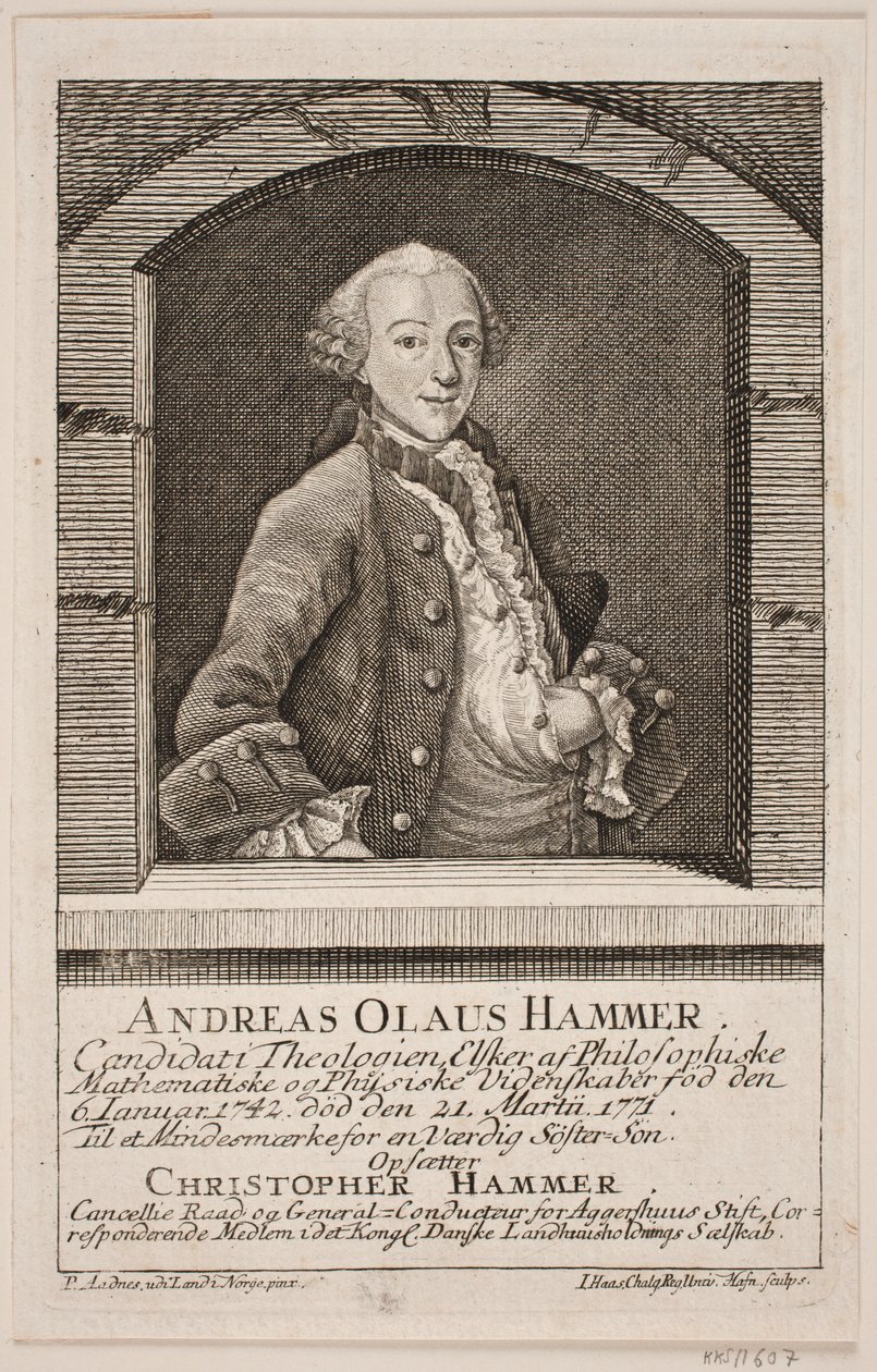 Dánština:  Andreas Olaus Hammer od Jonas Haas