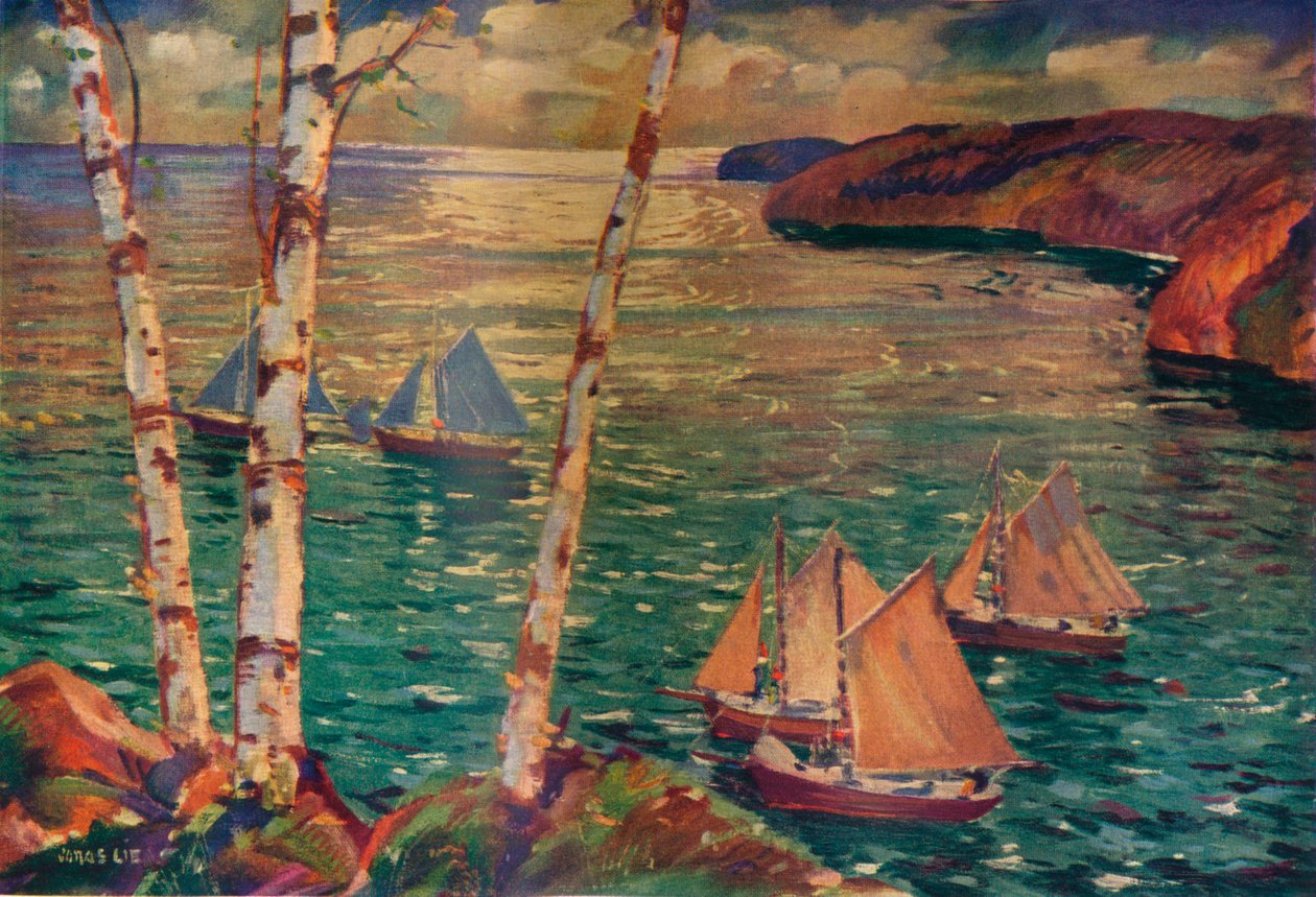 Do rána, c1920 od Jonas Lie