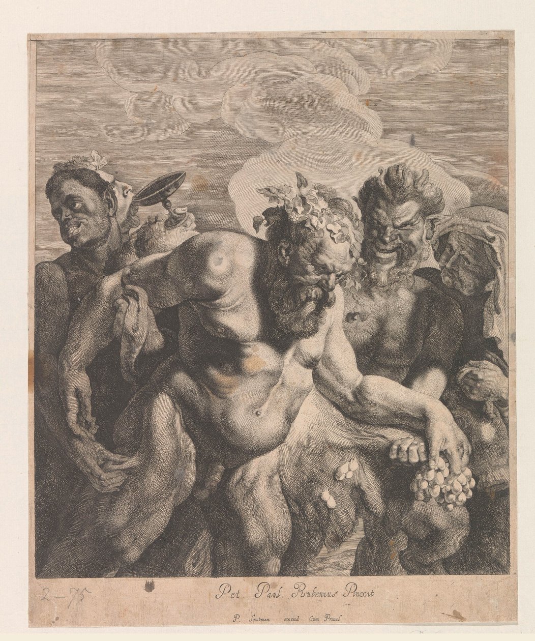 Opilý Silenus od Jonas Suyderhoef