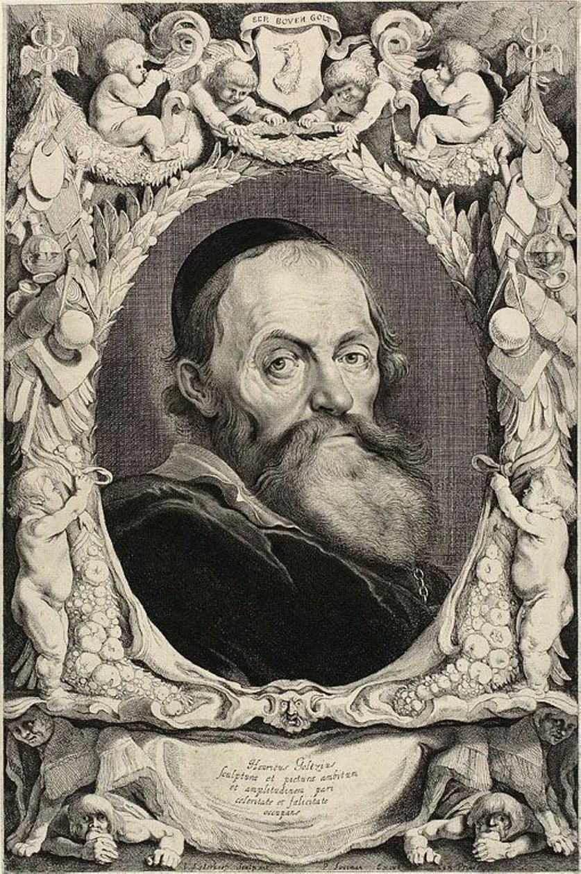 Portrét Hendrika Goltziuse od Jonas Suyderhoef