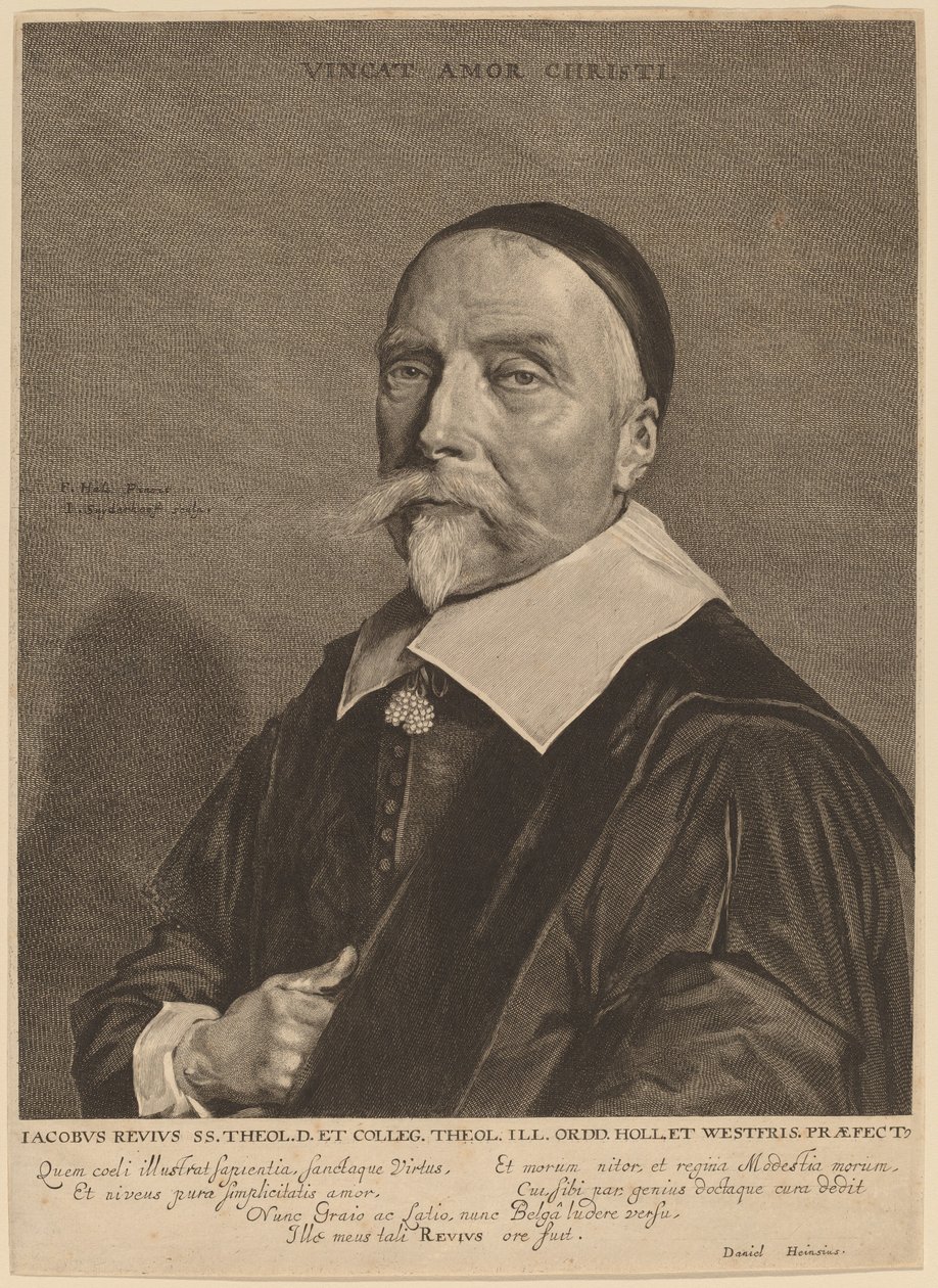 Jakub Revius od Jonas Suyderhoff after Frans Hals