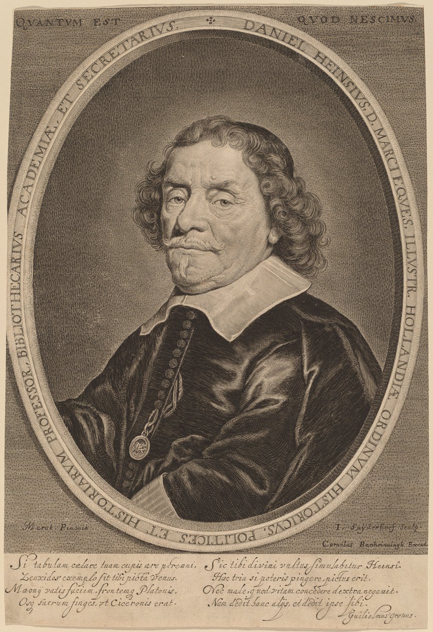 Daniel Heinsius od Jonas Suyderhoff after Jacob Fransz van der Merck