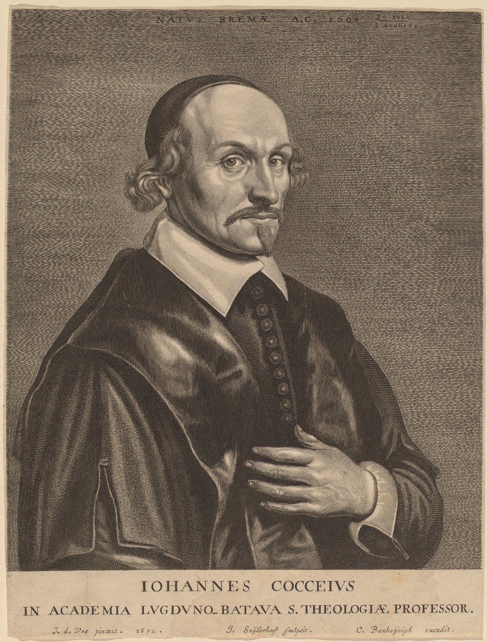 Johannes Cocceius od Jonas Suyderhoff after Jan de Vos