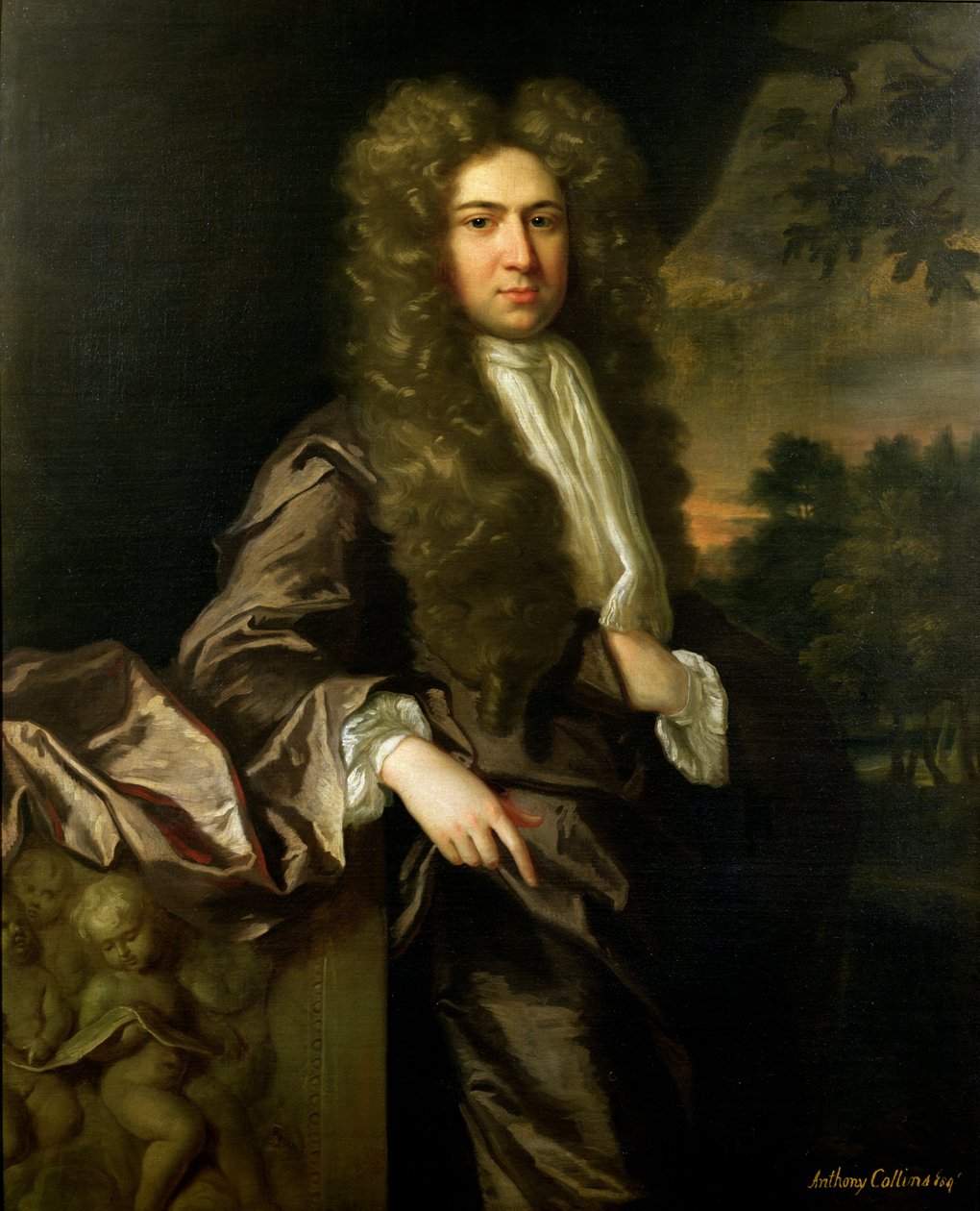 Anthony Collins (1676-1729) od Jonathan Richardson