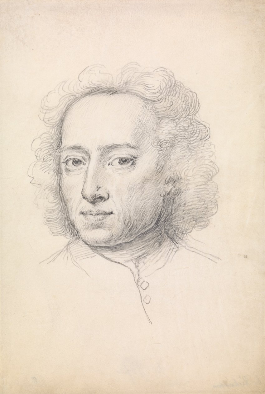 Alexandr Pope od Jonathan Richardson the Elder