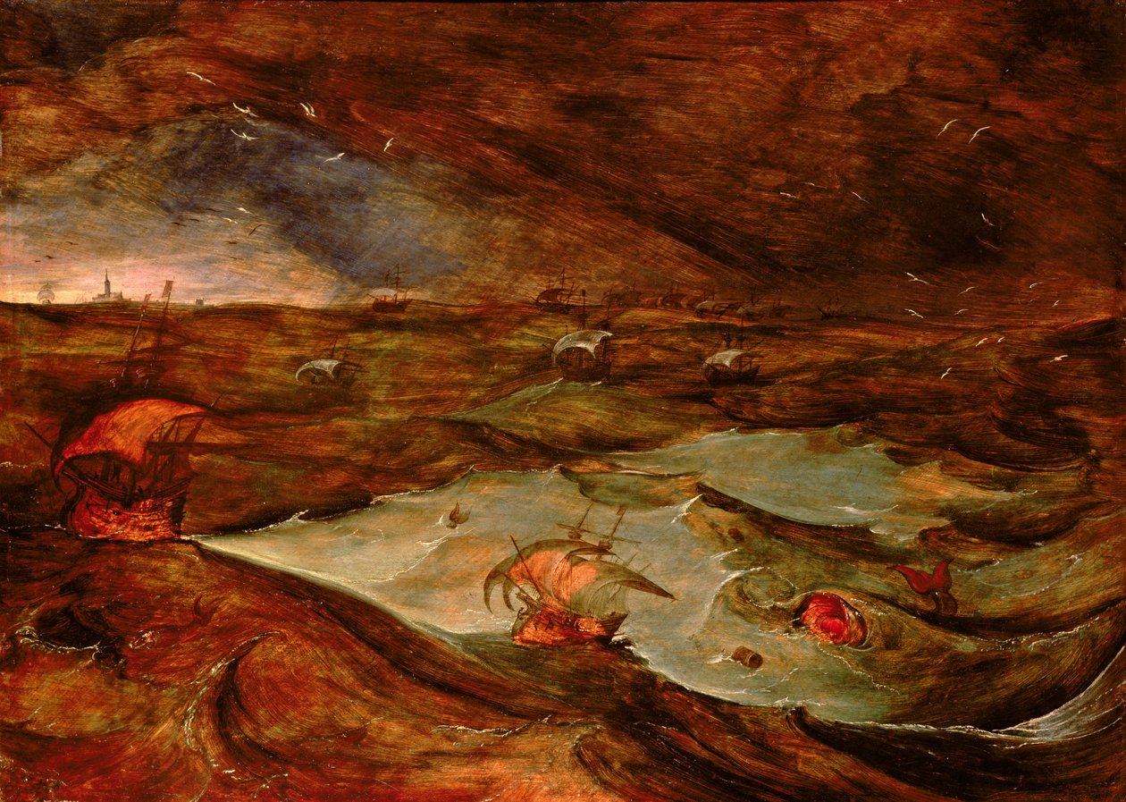 Bouře na moři, 1610 od Joos or Josse de Momper