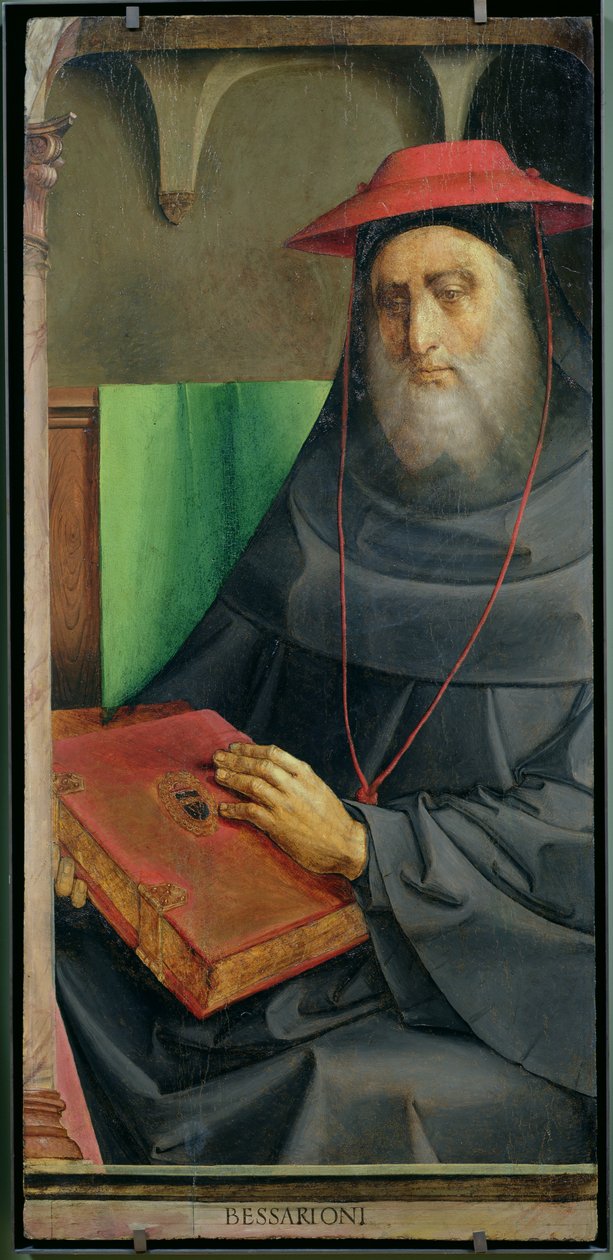 Portrét kardinála Bessariona (1402-72) kolem 1475 od Joos van Gent