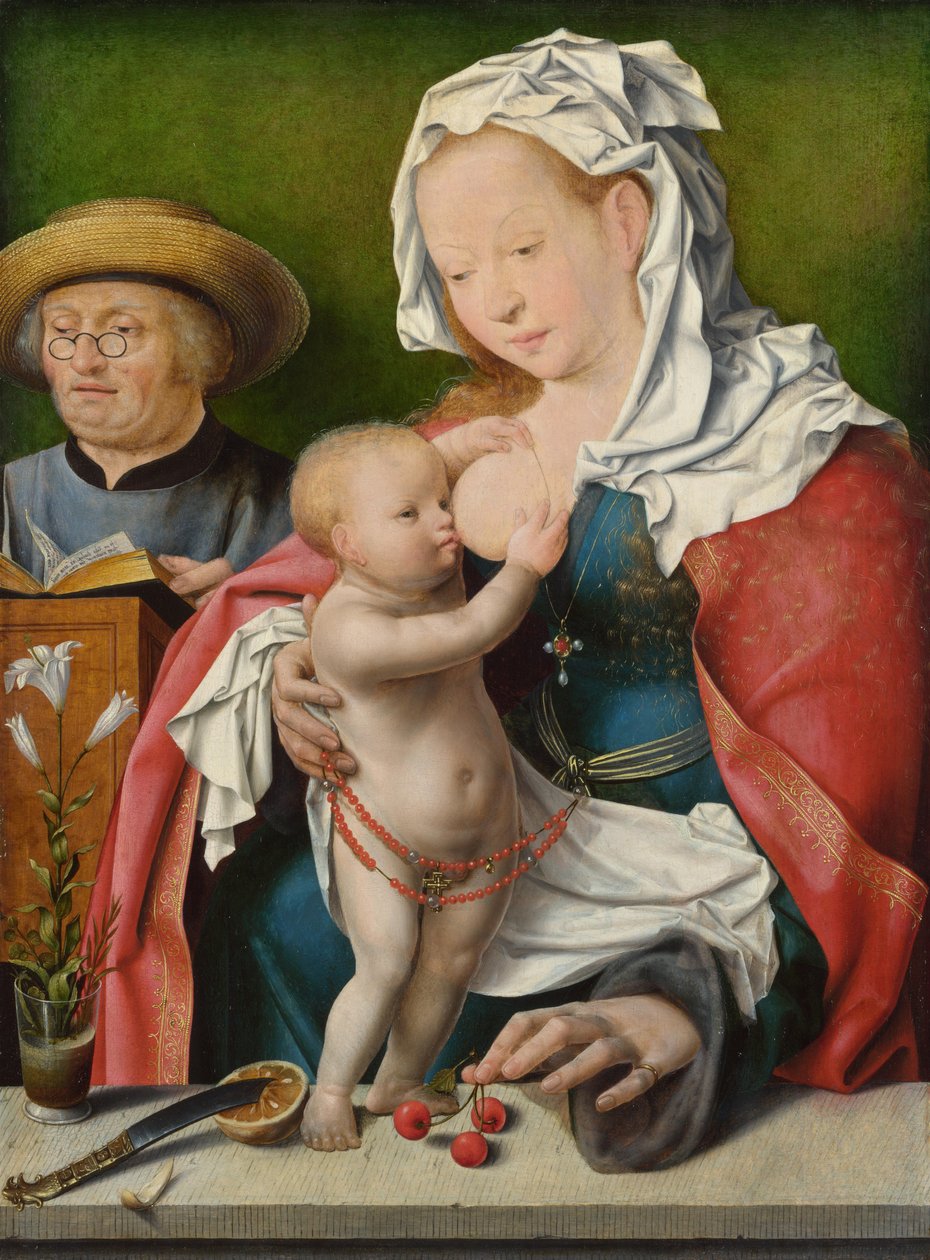 Svatá rodina, c. 1520 od Joos van Cleve