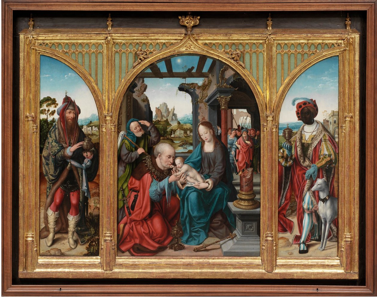 Klanění mudrců od Joos van Cleve