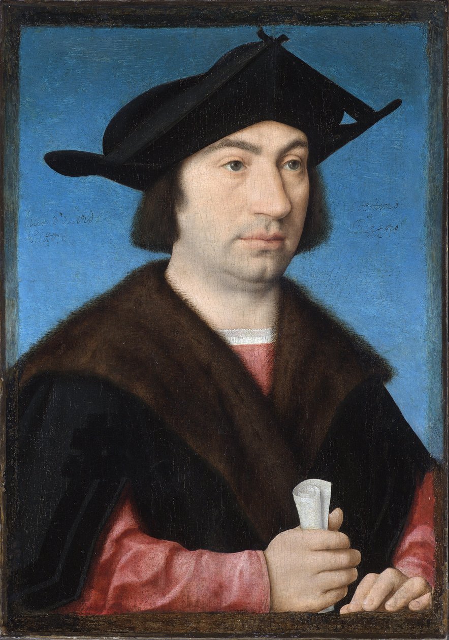 Portrét Stefana Raggia od Joos van Cleve