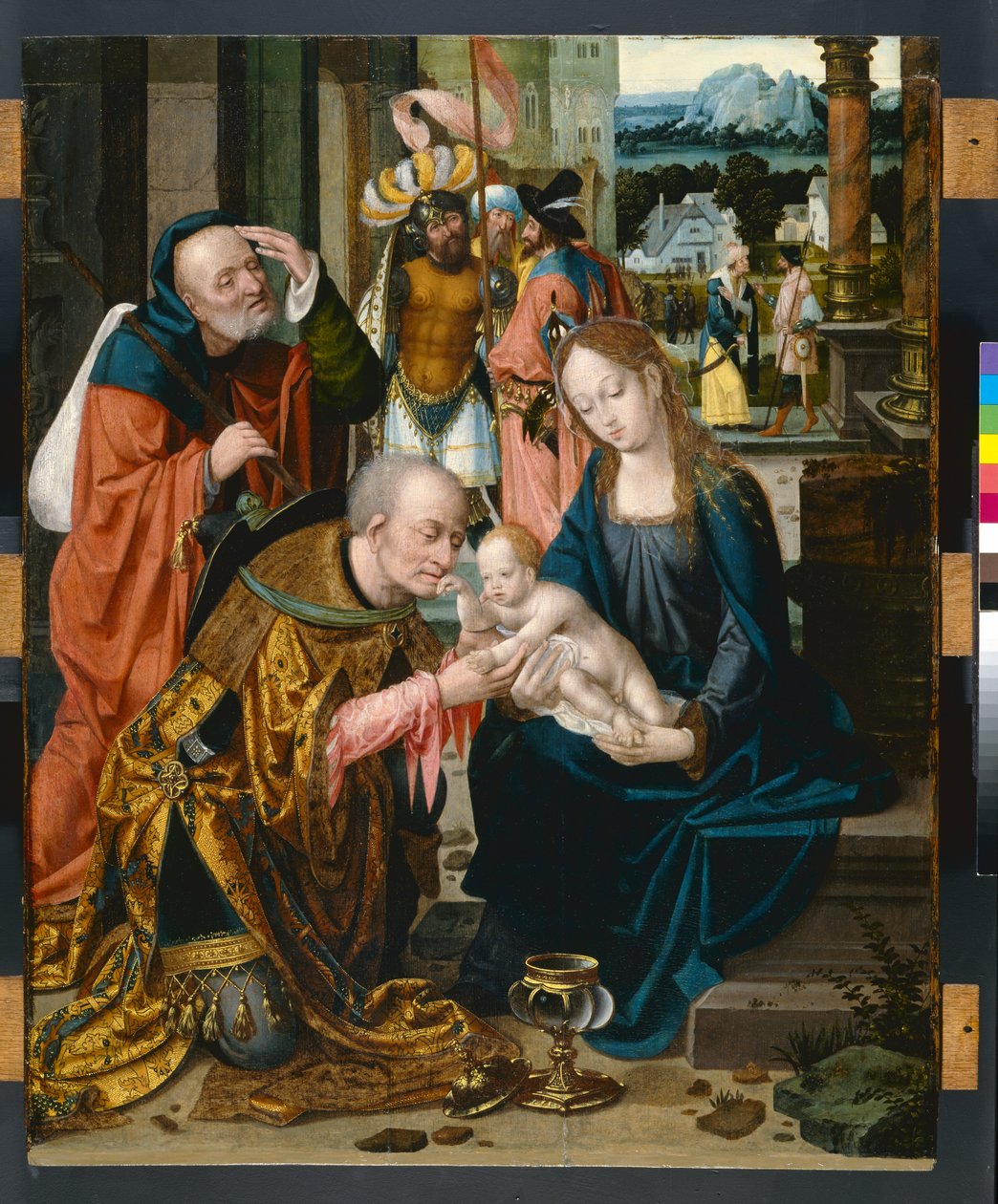 Klanění králů od Joos van Cleve