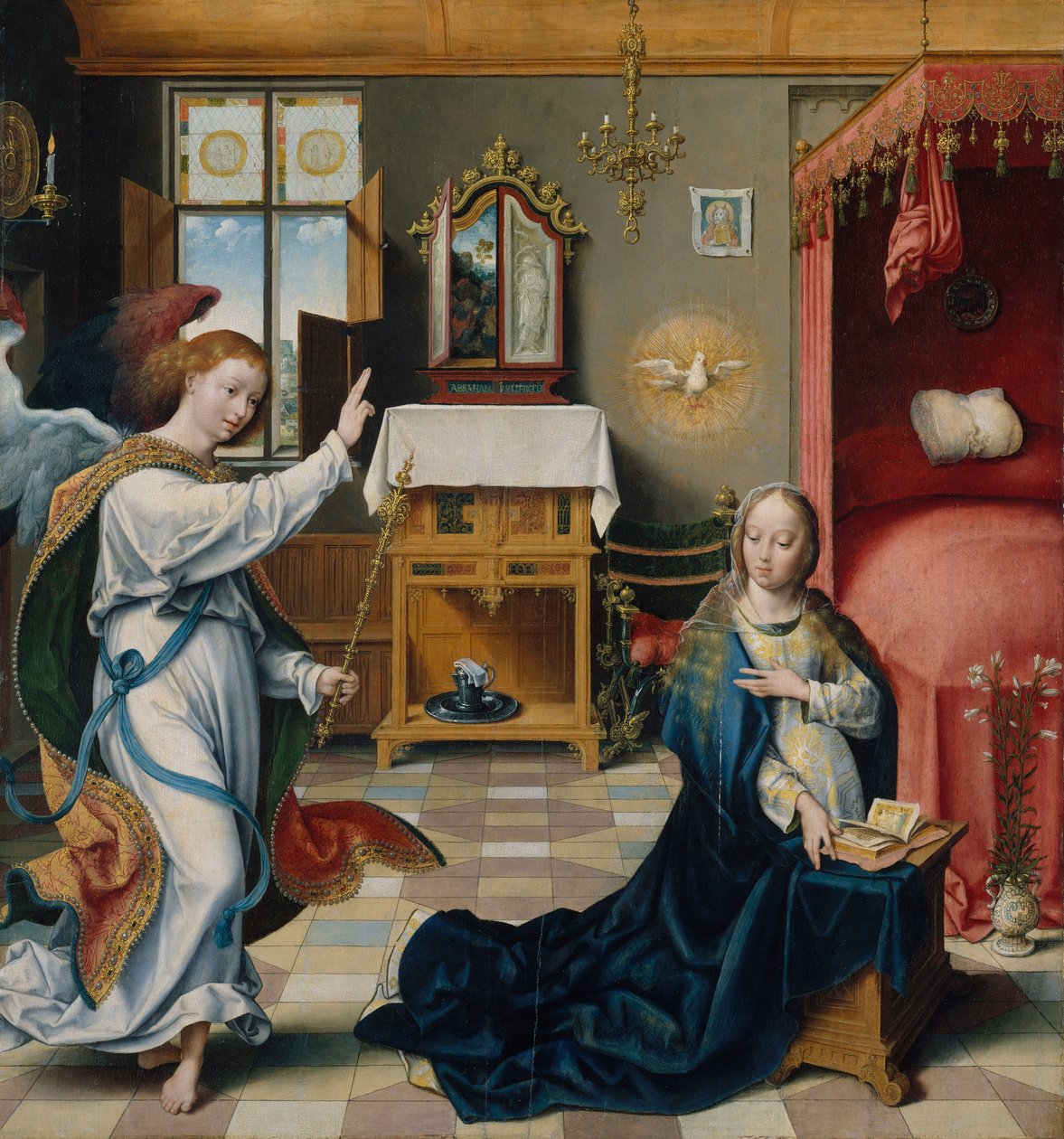 Zvěstování, ca. 1525. od Joos van Cleve