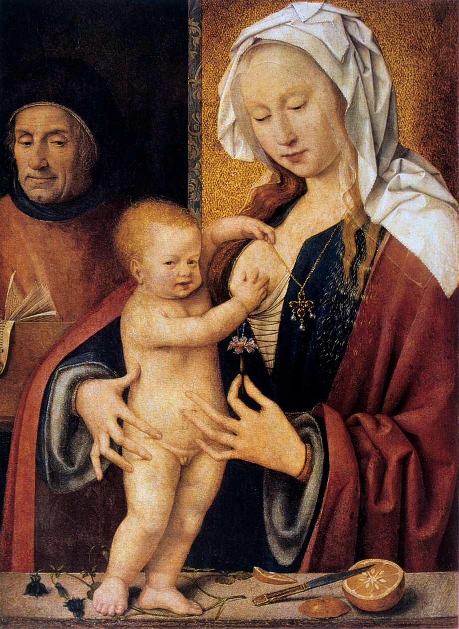 Svatá rodina, 16. století. od Joos van Cleve