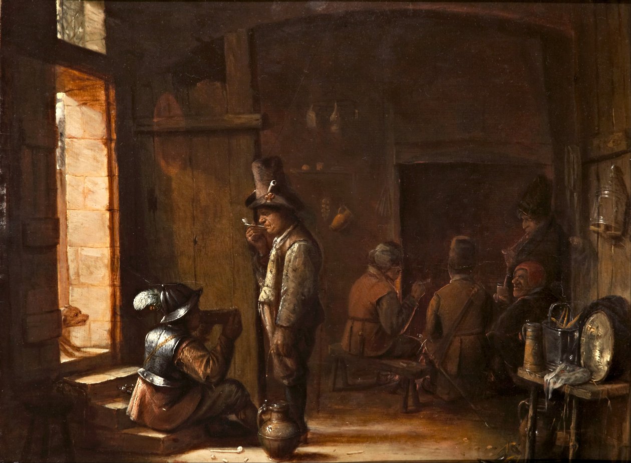 Interiér hostince od Joos van Craesbeeck