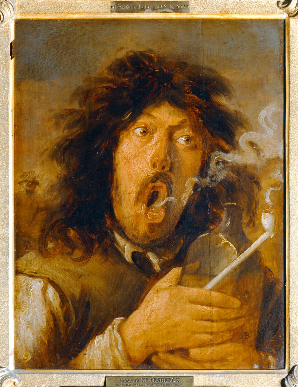 Le Fumeur - Kuřák ... od Joos van Craesbeeck