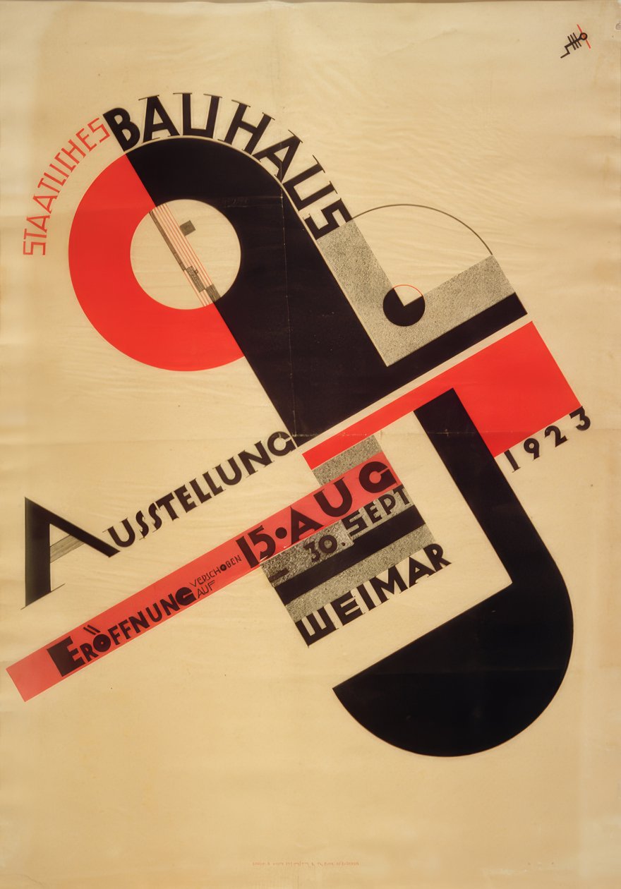 Státní výstava Bauhaus Výmar 1923 od Joost Schmidt