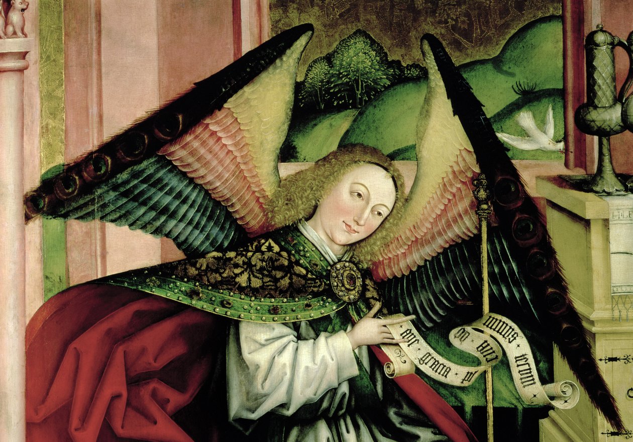 Klanění pastýřů - detail anděla od Jorg Stocker