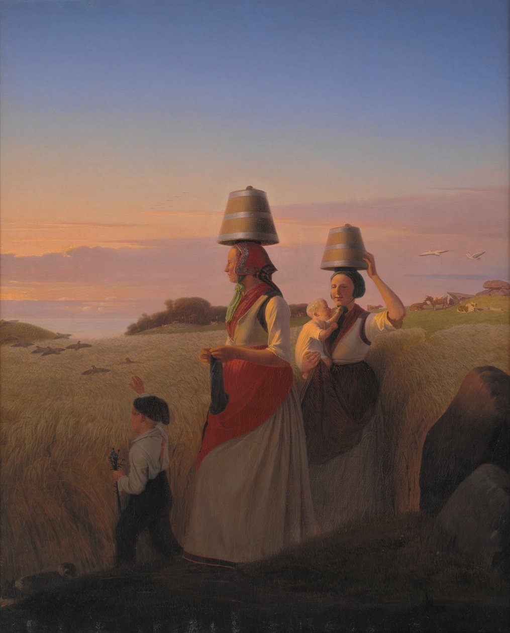 Venkovská scéna, 1848 od Jorgen Valentin Sonne