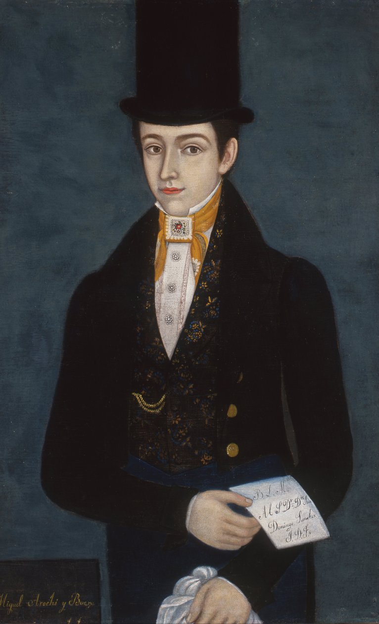 Portrét Miguel Arochi y Baeza od José María Estrada