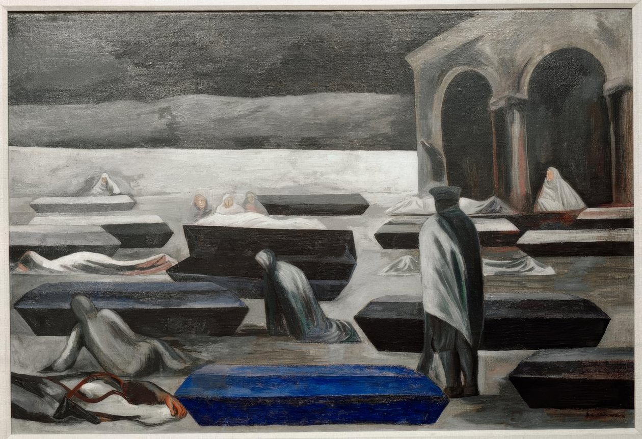 hřbitov od José Clemente Orozco