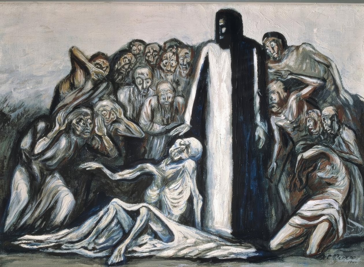 Vzkříšení Lazara od José Clemente Orozco