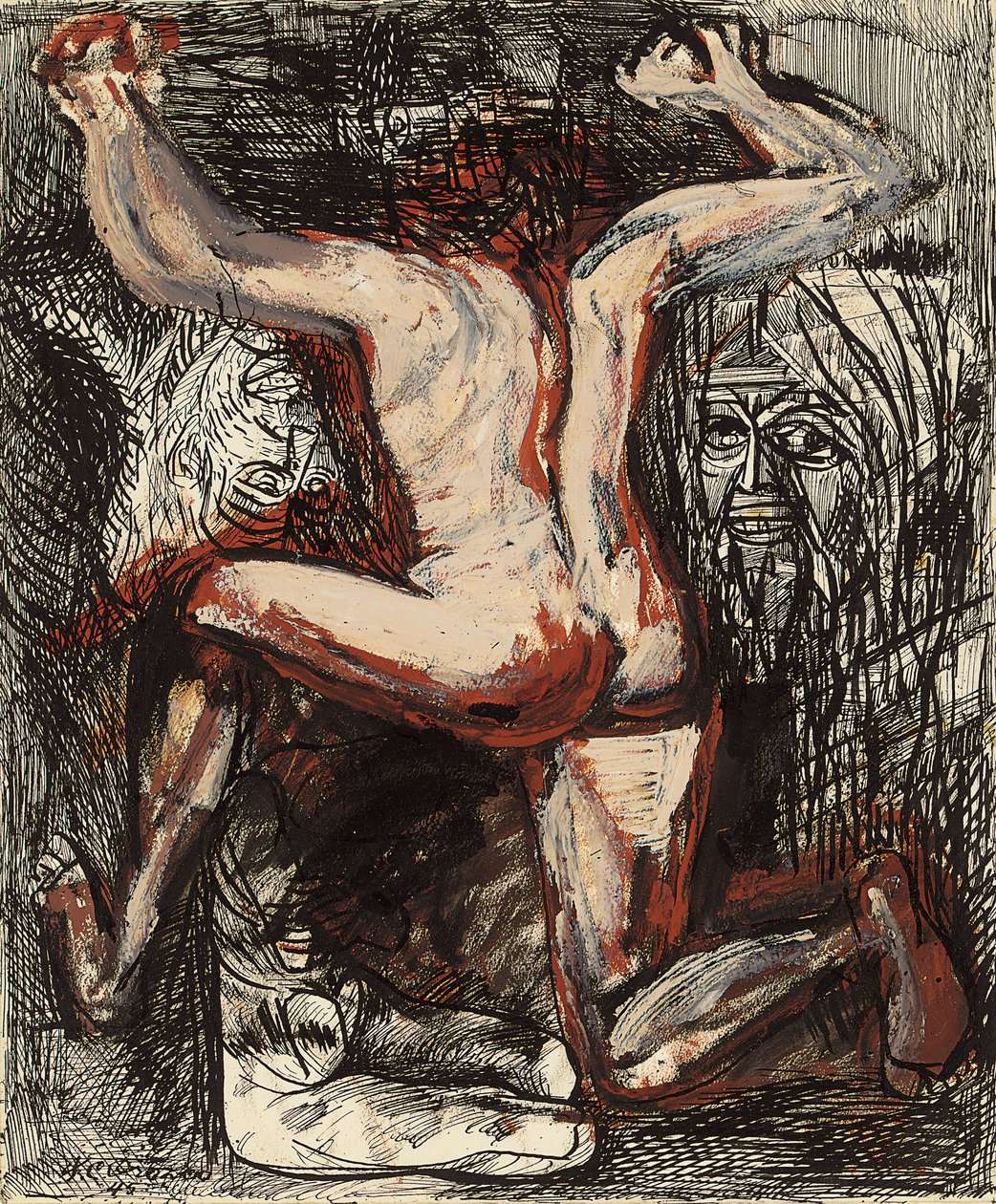Prometheus od José Clemente Orozco