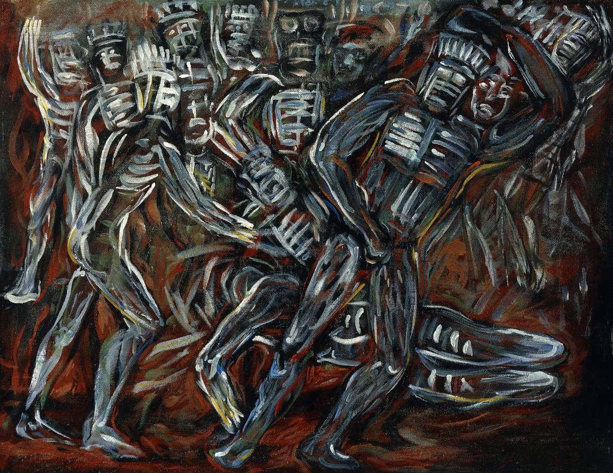 Bílí bohové; Los Teules od José Clemente Orozco