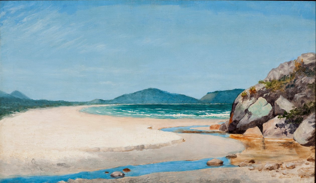 Přímořská krajina, Guaruja od José Ferraz de Almeida Júnior