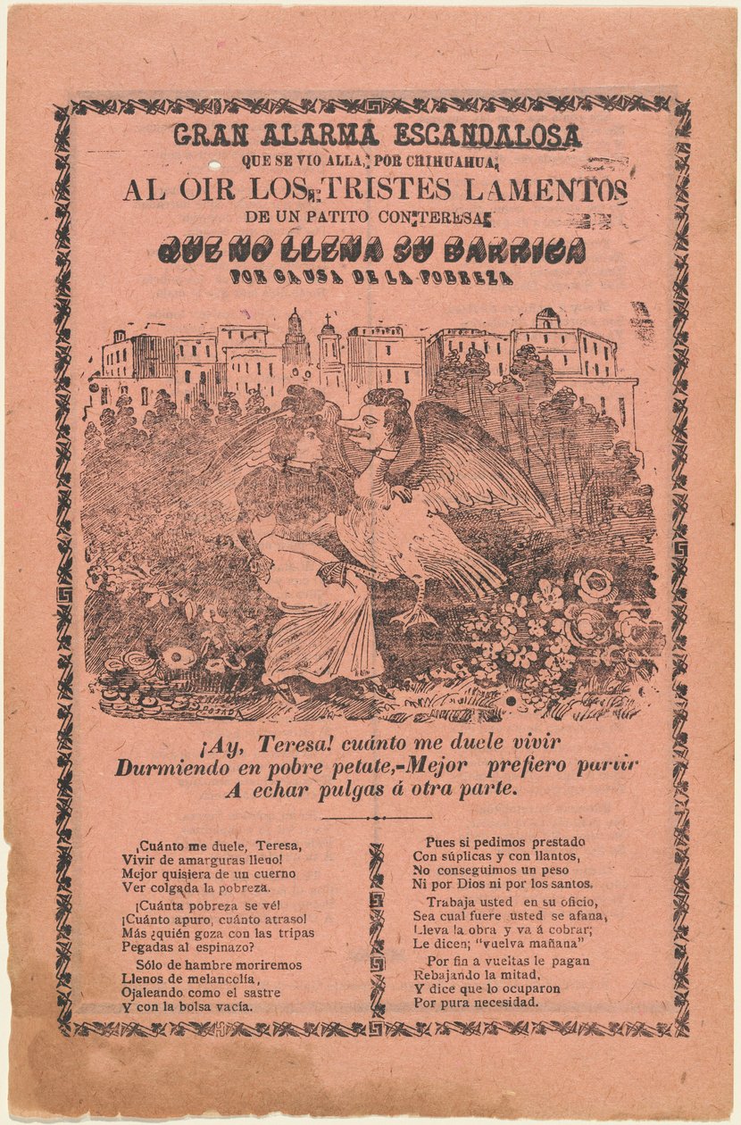 Velký šokující alarm od José Guadalupe Posada
