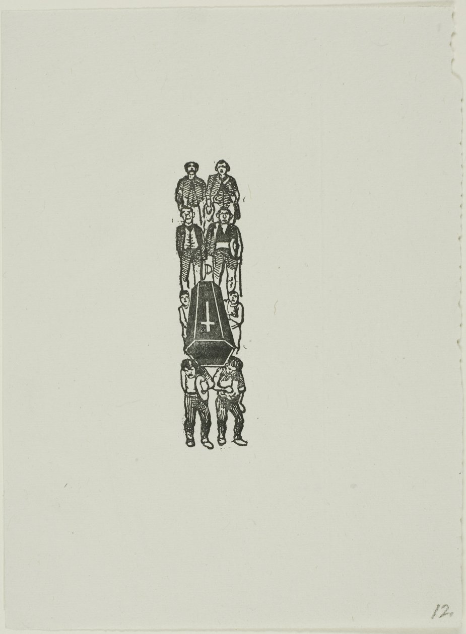 Pohřeb od José Guadalupe Posada