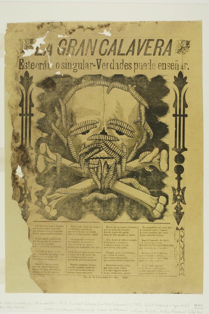 Velká Calavera od José Guadalupe Posada