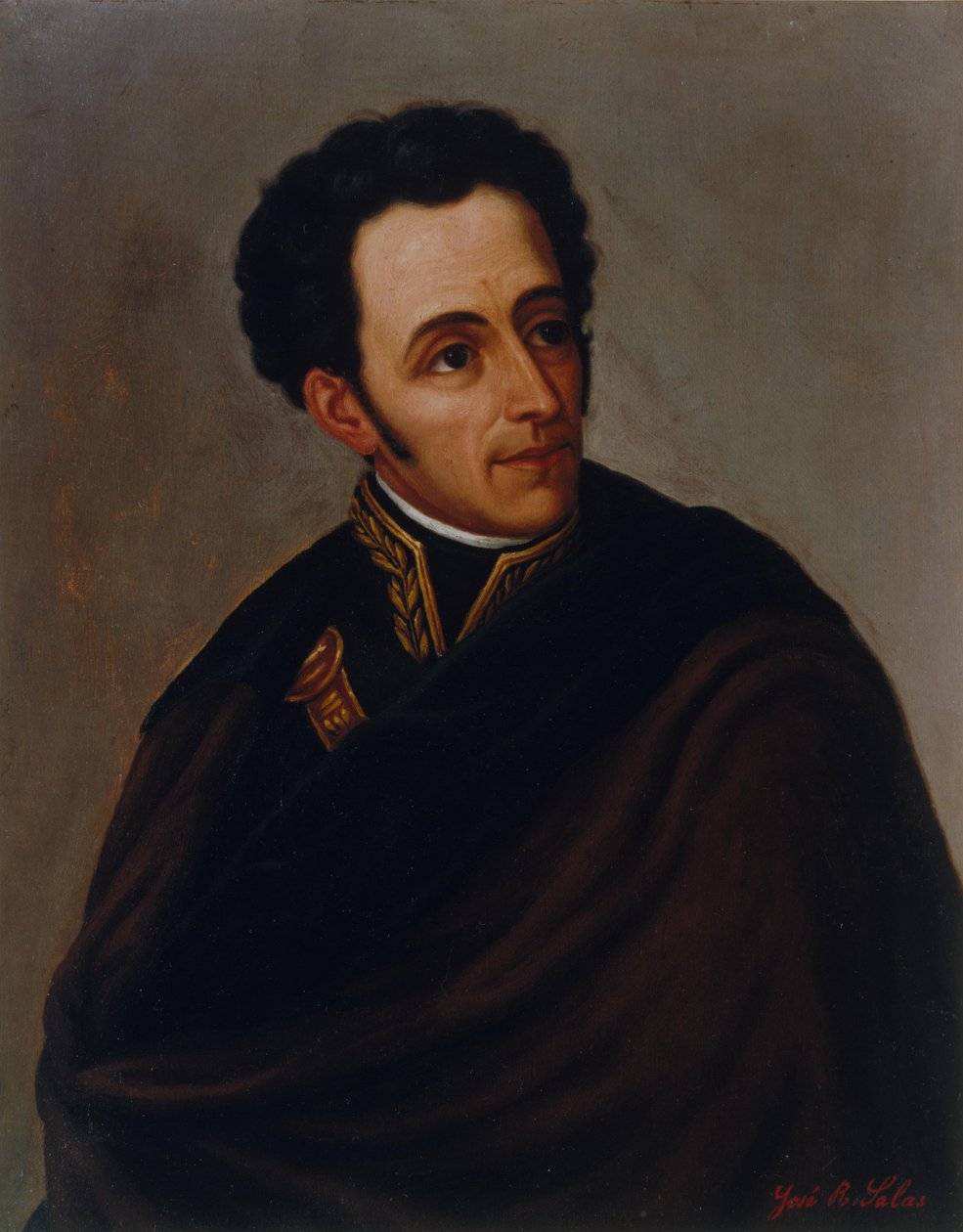 Portrét Simóna Bolívara, 1890. od José R. Salas