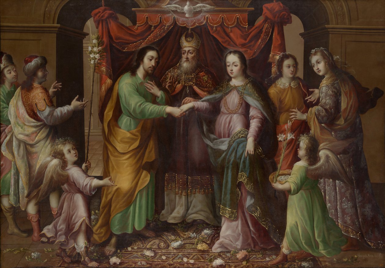 Svatba Panny, ca. 1690. od José Sánchez