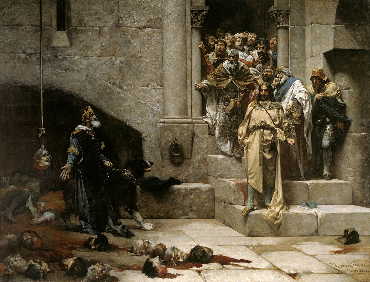 Zvon Huesca, 1880 od Jose Casado del Alisal