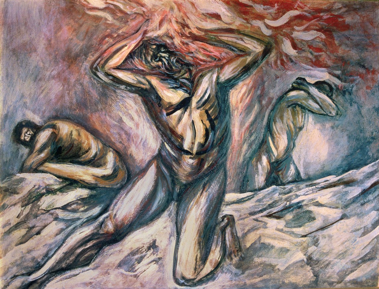 Prometheus od José Clemente Orozco
