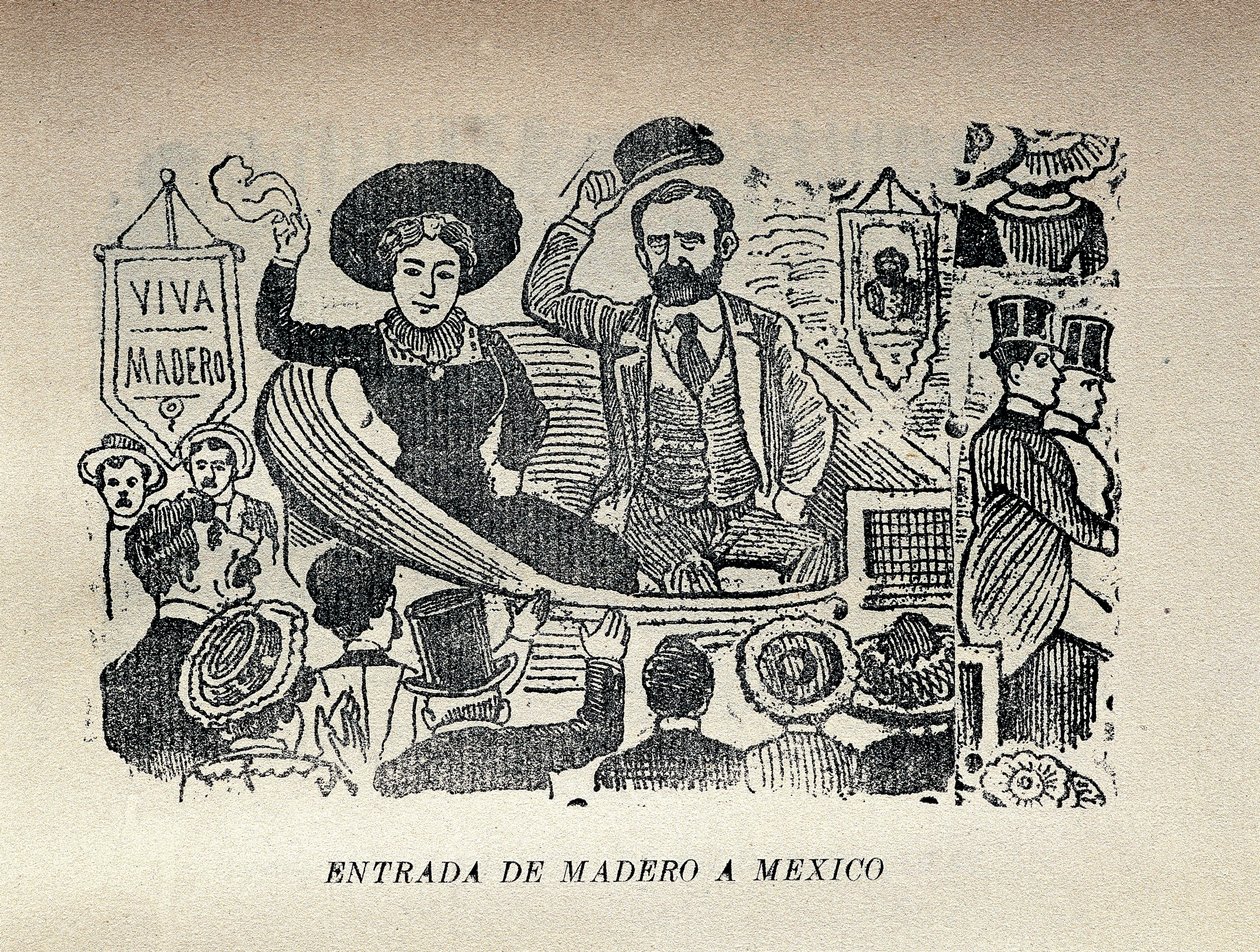 Vstup Madera do Mexika od José Guadalupe Posada
