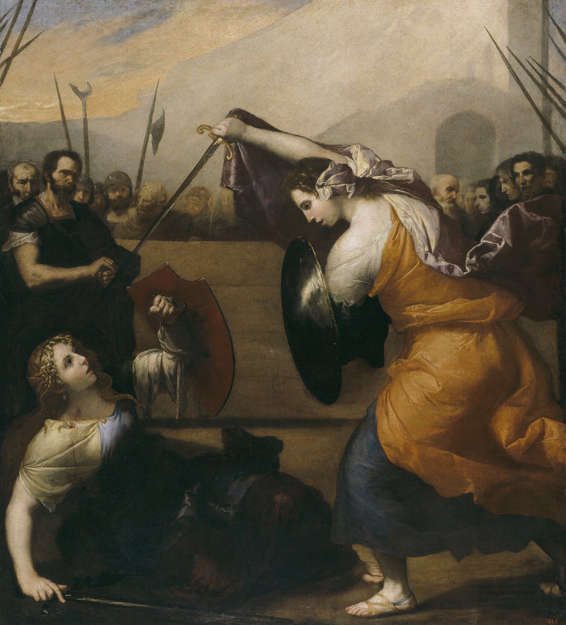 Souboj žen od Jose de Ribera