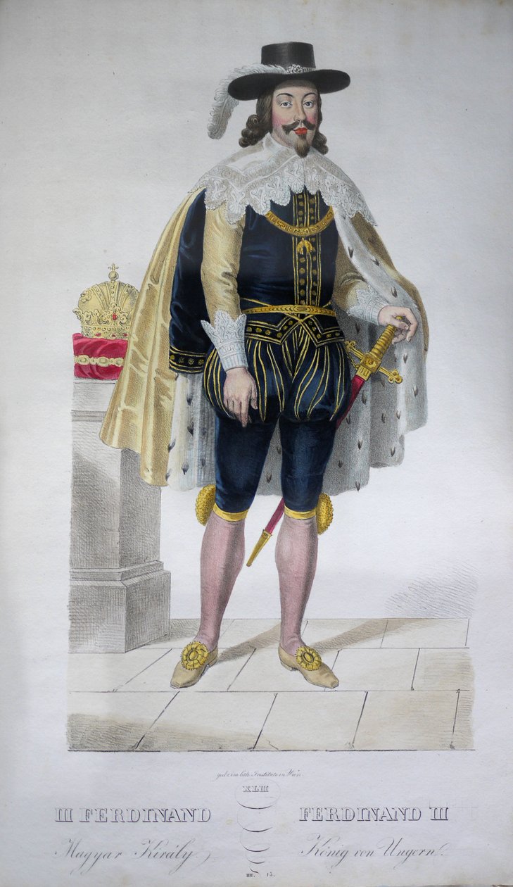 Ferdinand III. (1608-1657) od Josef Nikolaus Kriehuber