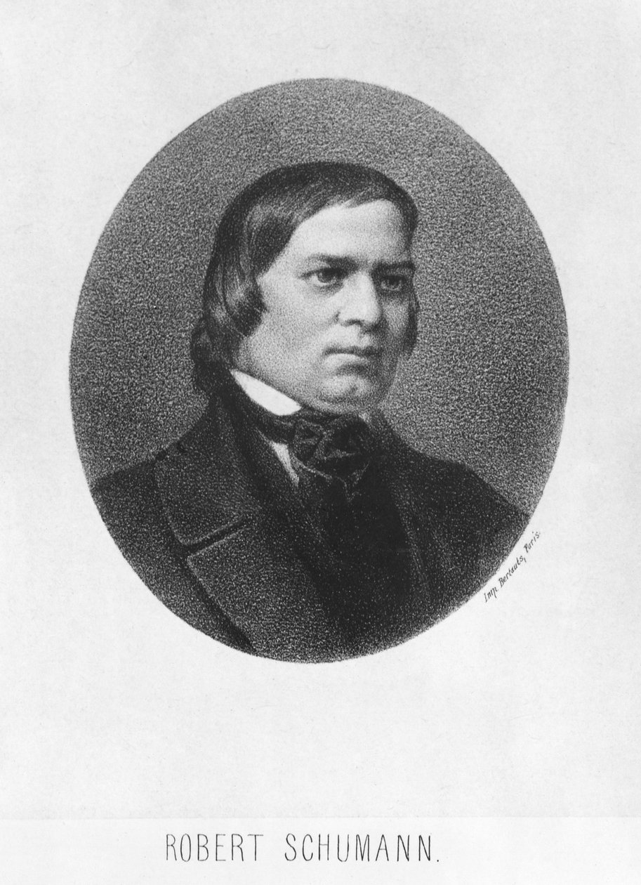 Robert Schumann, 1839 od Josef Nikolaus Kriehuber