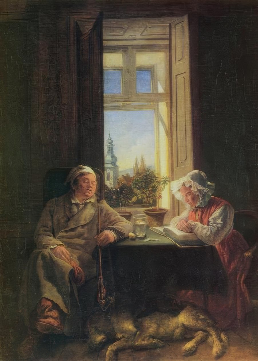 Siesta od Josef Danhauser