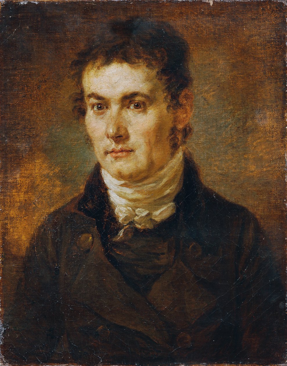 Muž s bílou kravatou od Josef Georg von Edlinger