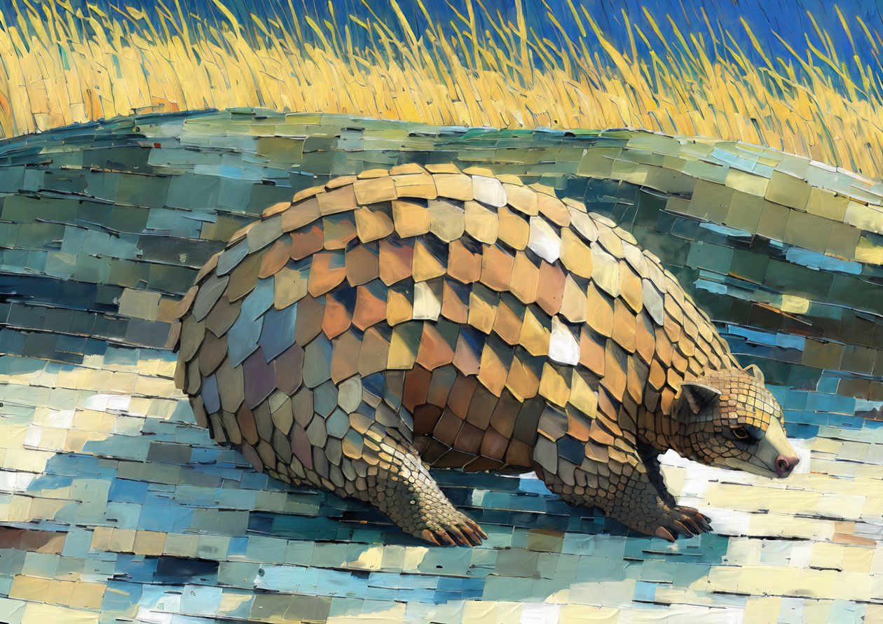 Zvířata: pangolin 3 od Josef Johann Michel