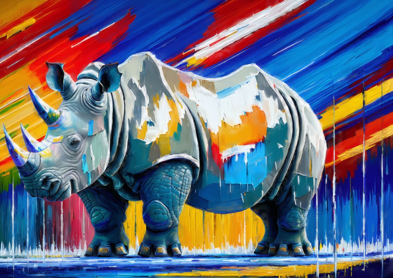 Zvířata rhino_1 od Josef Johann Michel