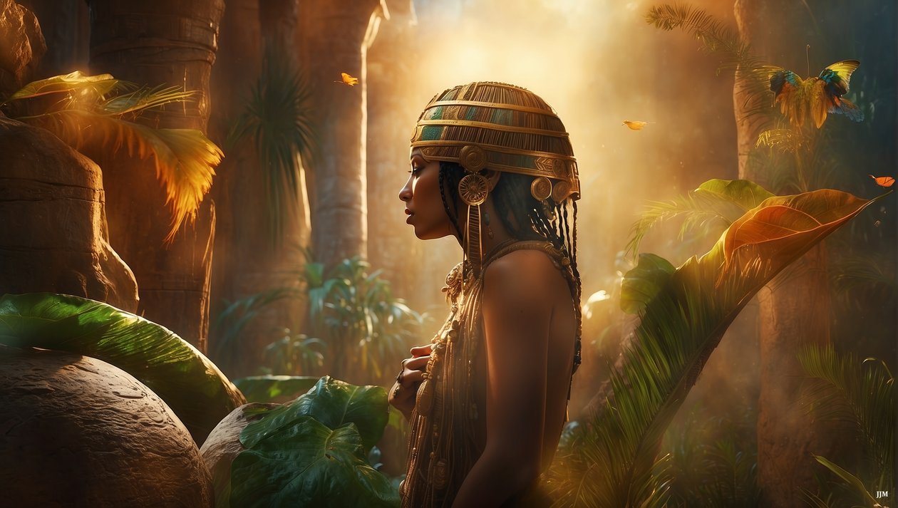 Dreamcore_ancient Egyptian-World_02 od Josef Johann Michel