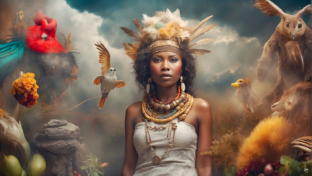 Dreamcore_dreamlike_scene-Aborigines_05 od Josef Johann Michel